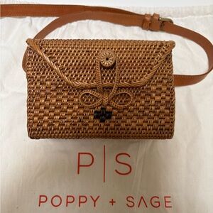 Poppy + Sage Rattan Belt Bag